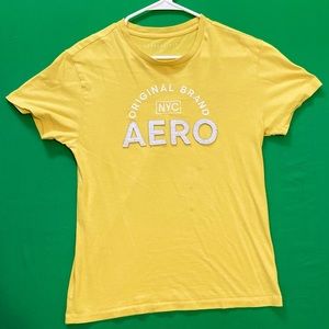 Aeropostale yellow tee